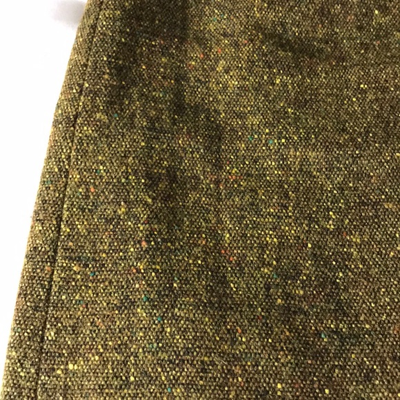 Ann Taylor LOFT Gold Mini Fully Lined Skirt - Picture 7 of 7